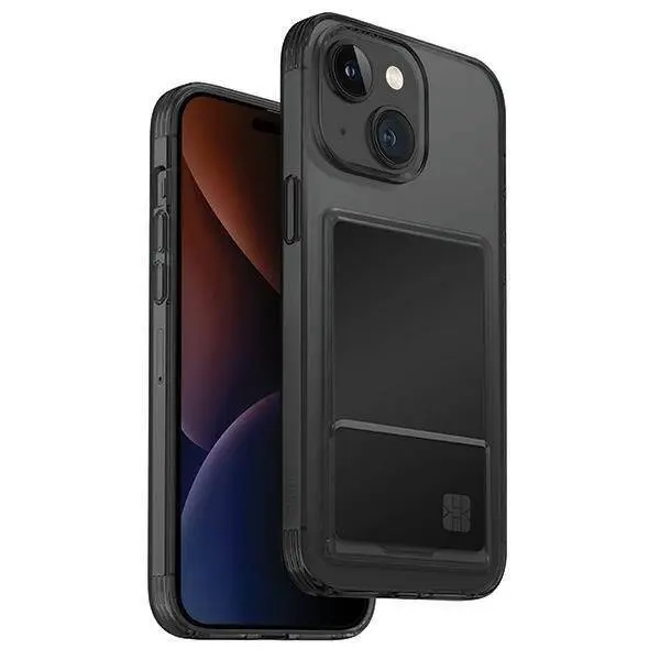 Etui do iPhone 15 UNIQ Case Air Fender ID szare