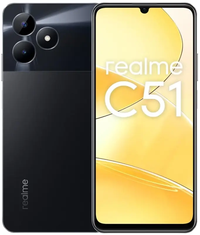 realme C51 4/128 GB czarny