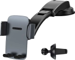 Uchwyt samochodowy Baseus Easy Control Pro 2w1 szary