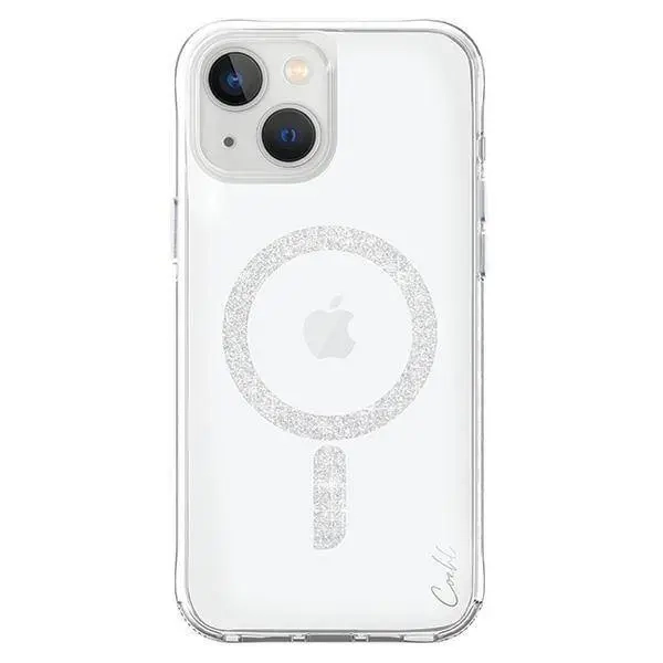 Etui do iPhone 15 UNIQ Coehl Glace Magnetic Charging srebrne