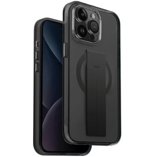 Etui do iPhone 15 Pro UNIQ Heldro Mag Magclick Charging czarne