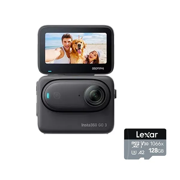 Kamera sportowa Insta360 GO 3 128 GB czarna + Karta gratis