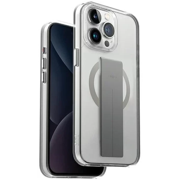 Etui do iPhone 15 Pro UNIQ Heldro Mag Magclick Charging przezroczyste