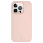 Etui do iPhone 15 Pro UNIQ Lino Hue Magclick Charging różowe