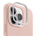 Etui do iPhone 15 Pro UNIQ Lino Hue Magclick Charging różowe
