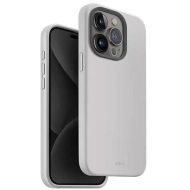 Etui do iPhone 15 Pro UNIQ  Lino Hue Magclick Charging szare