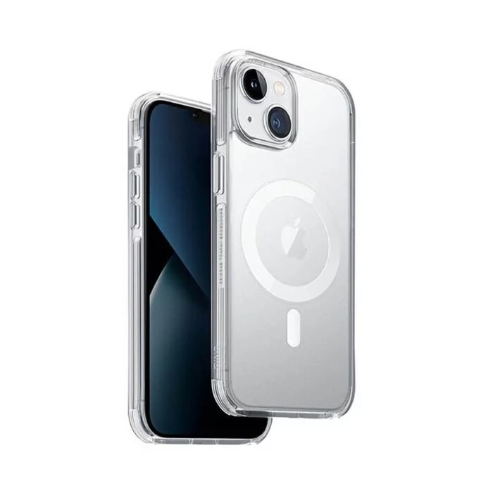 Etui na iPhone 14 UNIQ Combat Magclick Charging przezroczyste