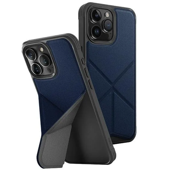 Etui na iPhone 15 Pro Max UNIQ Transforma Magclick Charging niebieskie