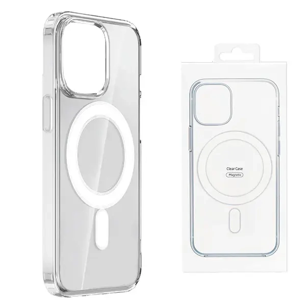 Etui ECOBOX MagSafe Case do iPhone 13 / 14 przezroczyste