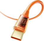 Kabel USB-A-USB-C Mcdodo Amber Series 100 W 6 A 1,8 m pomarańczowy