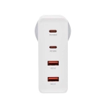 Ładowarka sieciowa GaN 2XUSB+2XPD 130W Power Delivery PD Somostel SMS-Q24 biała