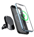 Uchwyt samochodowy Mcdodo z ładowarką MagSafe do iPhone 12 i 13 czarny