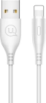 Kabel USB-A - Lightning 1 m 2 A biały