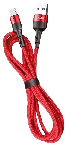Kabel USB-A - USB-C 1 m 3 A czerwony