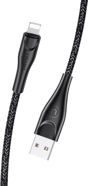 Kabel USB-A - Lightning 2 m 2 A czarny