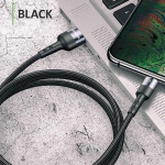 Kabel USB-A - Lightning 1 m 3 A czarny