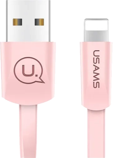 Kabel USB-A - Lightning 1,2 m 2 A różowy