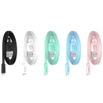 Kabel USB-A - Lightning 1,2 m 2 A różowy