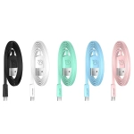 Kabel USB-A - USB-C 1,2 m 2 A różowy