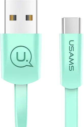 Kabel USB-A - USB-C 1,2 m 2 A zielony