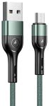 Kabel USB-A - micro USB 1 m 2 A zielony
