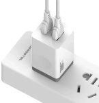 Ładowarka sieciowa Somostel Dual USB SMS-A79 + kabel USB-C biała