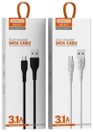 Kabel USB-A - USB-C 3.1 A 1 m  Somostel biały