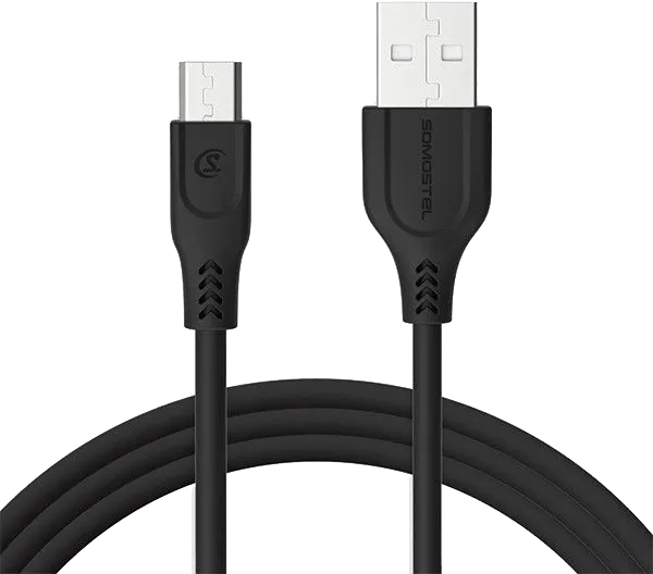 Kabel USB-A - micro USB Quick Charge Powerline  Somostel czarny