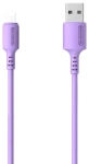 Kabel USB-A - Lightning 3 A Quick Charger Somostel fioletowy