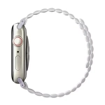 Pasek UNIQ Revix do Apple Watch Series 4/5/6/7/8/SE/SE2 38/40/41mm Reversible Magnetic lilak-biały