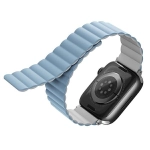 Pasek UNIQ Revix do Apple Watch Series 1/2/3/4/5/6/7/8/9/SE/SE2/SE3Ultra/Ultra 2 42/44/45/49mm Reversible Magnetic Biało-niebieski