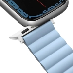 Pasek UNIQ Revix do Apple Watch Series 1/2/3/4/5/6/7/8/9/SE/SE2/SE3Ultra/Ultra 2 42/44/45/49mm Reversible Magnetic Biało-niebieski
