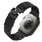 Pasek UNIQ Osta do Apple Watch Series 4/5/6/7/SE/8/9/Ultra 44/45/49mm Stainless Steel czarny
