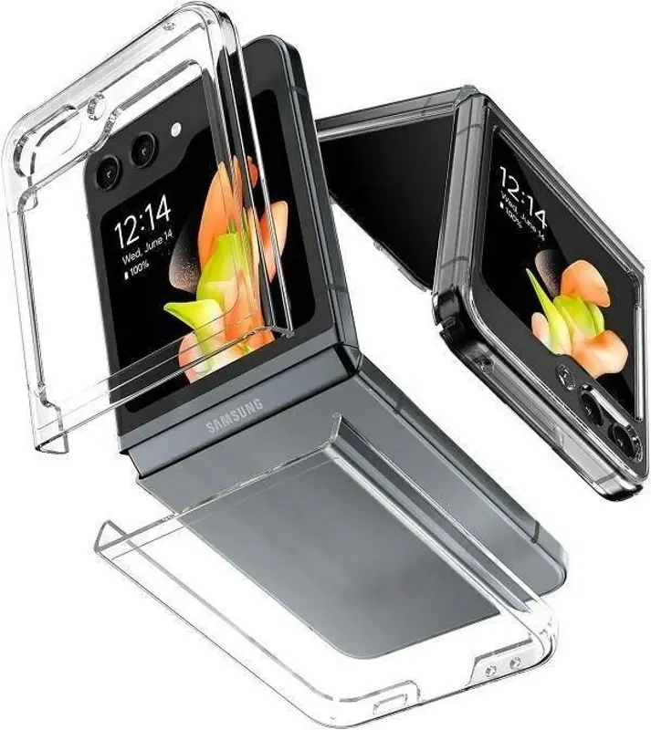 Etui do Samsung Galaxy Z Flip 5 Mercury Goospery PC Hard Case przezroczyste