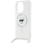 Etui Karl Lagerfeld HardCase IML Choupette MagSafe do iPhone 15 Pro przezroczyste
