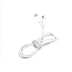 Ładowarka sieciowa USB-C 65 W Somostel biała + kabel USB-C - Lightning