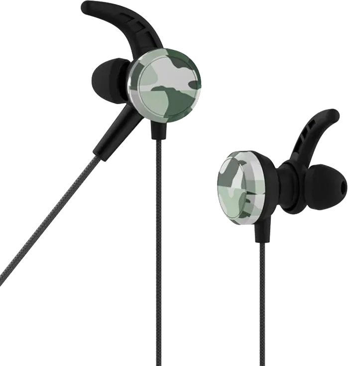 Słuchawki douszne 3D stereo Surround z mikrofonem Somostel zielone