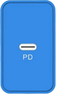 Ładowarka sieciowa do telefonu 20W Power Delivery Somostel SMS-78 + kabel iPhone niebieska