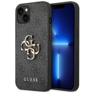 Guess GUHCP14M4GMGGR iPhone 14 Plus / 15 Plus 6.7" szary/grey hardcase 4G Big Metal Logo