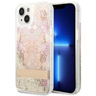 Guess GUHCP14MLFLSD iPhone 14 Plus / 15 Plus 6.7" złoty/gold hardcase Paisley Liquid Glitter