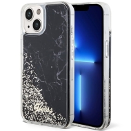 Guess GUHCP14SLCSGSGK iPhone 14 / 15 / 13 6.1" czarny/black hardcase Liquid Glitter Marble