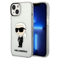 Karl Lagerfeld KLHCP14MHNIKTCT iPhone 14 Plus / 15 Plus 6,7" transparent hardcase Ikonik Karl Lagerfeld
