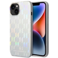 Karl Lagerfeld KLHCP14MLGMMSV3 iPhone 14 Plus / 15 Plus 6,7" hardcase srebrny/silver Monogram Iridescent