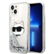 Karl Lagerfeld KLHCP14MLNCHCS iPhone 14 Plus / 15 Plus 6,7" srebrny/silver hardcase Glitter Choupette Head