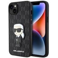 Karl Lagerfeld KLHCP14MSAKHPKK iPhone 14 Plus / 15 Plus 6.7" czarny/black Saffiano Monogram Ikonik