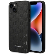 Karl Lagerfeld KLHCP14MSAKLHPK iPhone 14 Plus / 15 Plus 6,7" hardcase czarny/black Saffiano Mono Metal Logo