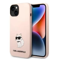 Karl Lagerfeld KLHCP14MSNCHBCP iPhone 14 Plus / 15 Plus 6,7" hardcase różowy/pink Silicone Choupette