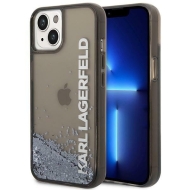 Karl Lagerfeld KLHCP14SLCKVK iPhone 14 / 15 / 13 6,1" czarny/black hardcase Liquid Glitter Elong