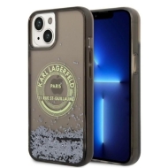 Karl Lagerfeld KLHCP14SLCRSGRK iPhone 14 / 15 / 13 6,1" czarny/black hardcase Liquid Glitter RSG