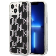 Karl Lagerfeld KLHCP14SLMNMK iPhone 14 / 15 / 13 6,1" hardcase czarny/black Liquid Glitter Monogram